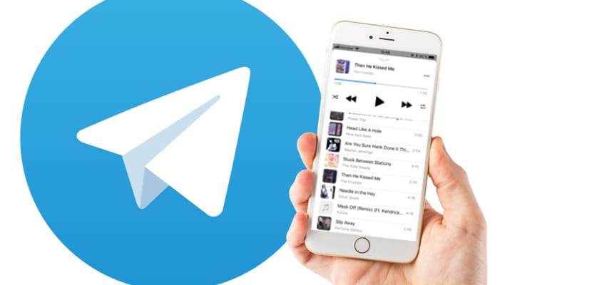 Escucha música en Telegram